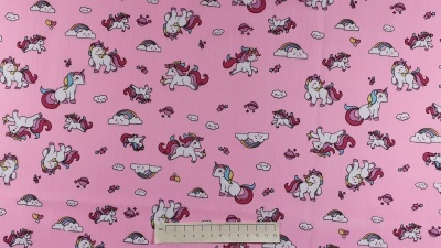 Fabric by the Metre - 041 Unicorns - Pink